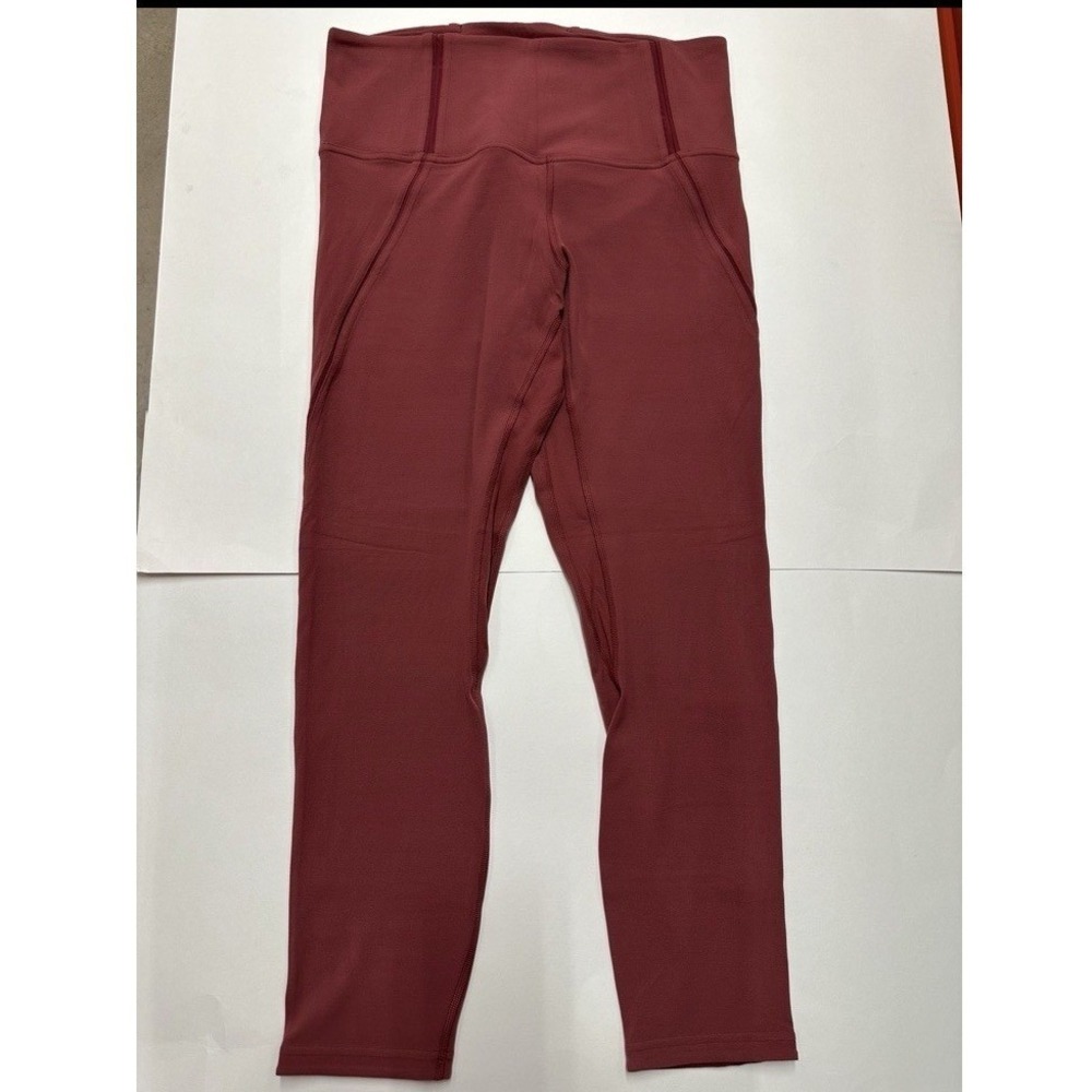 Lululemon Instill High Rise Tight 25" Size 10 Mulled Wine MLWI Leggings